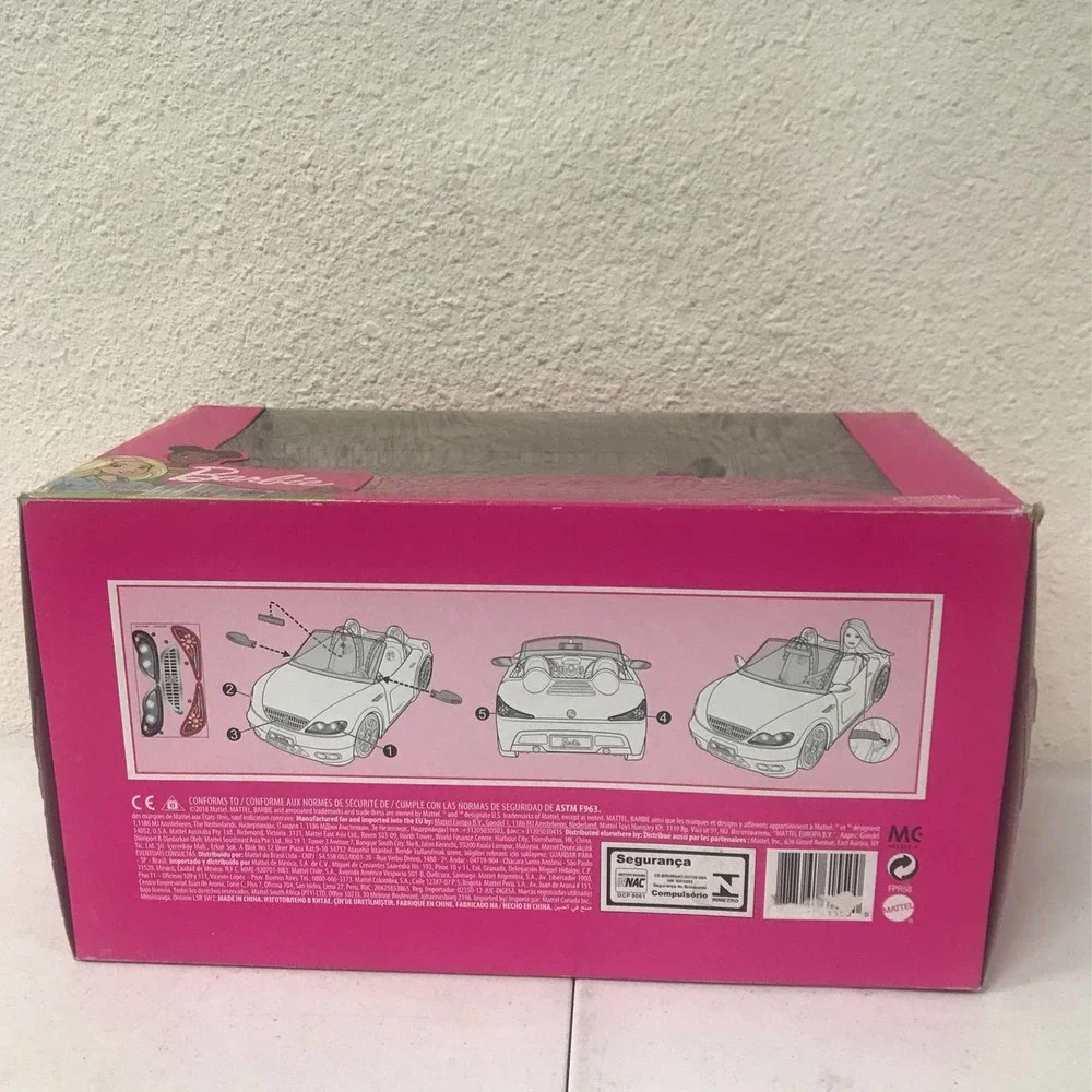 African American Barbie Doll & Pink Convertible Vehicle Car - Picture 6 of 6